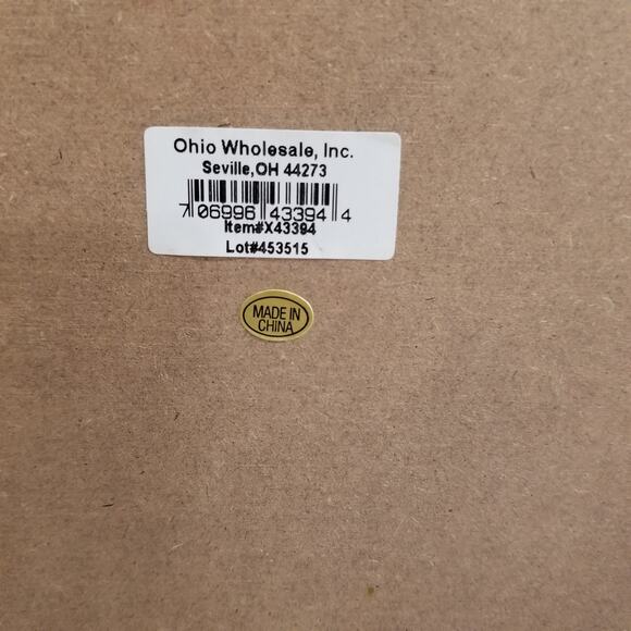 Rustic framed in dark red wood signed print of a snowman - Picture 6 of 8